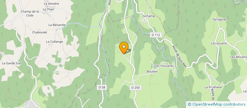 localisation de l'entreprise MADAME MARIE BOISSIER CLAVELLIER  BROUSSE