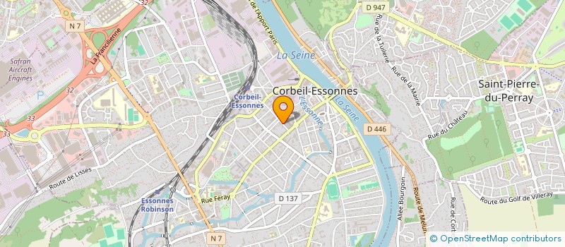 localisation de l'entreprise MADAME MARIE BOISSON  CORBEIL-ESSONNES