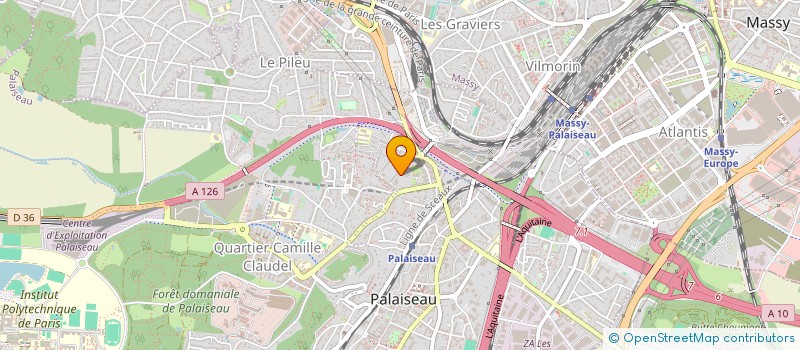 localisation de l'entreprise MADAME MARIE BOISSON  PALAISEAU