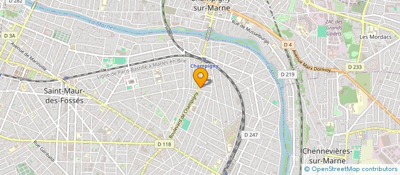 localisation de l'entreprise MADAME MARIE BOITEUX  SAINT-MAUR-DES-FOSSES