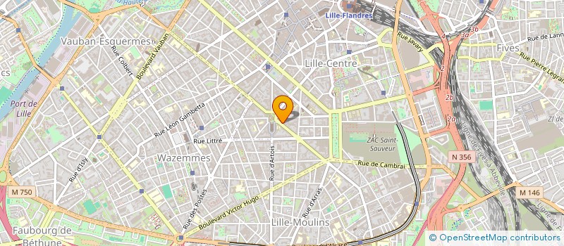 localisation de l'entreprise MADAME MARIE BOITTE à LILLE