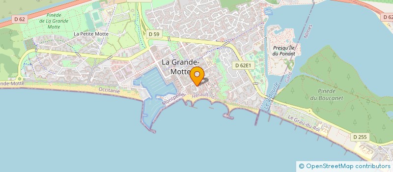 localisation de l'entreprise MADAME MARIE BONATO  LA GRANDE-MOTTE