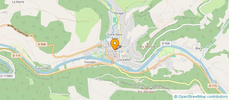 localisation de l'entreprise MADAME MARIE BONEU à SAINT-ANTONIN-NOBLE-VAL