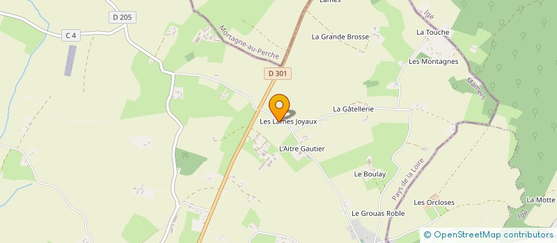 localisation de l'entreprise MADAME MARIE BONHOMME  BONNETABLE