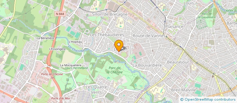 localisation de l'entreprise MADAME MARIE BONNAMY  SAINT-HERBLAIN