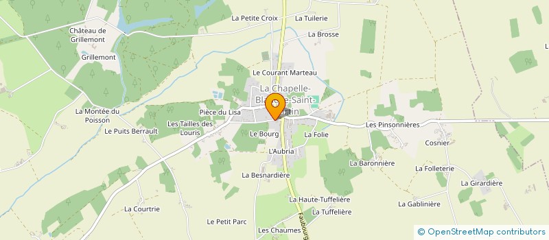 localisation de l'entreprise MADAME MARIE BONNET  LA CHAPELLE-BLANCHE-SAINT-MARTIN