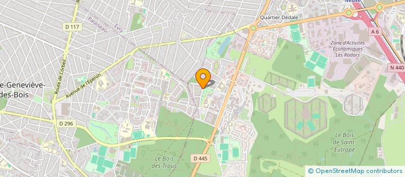 localisation de l'entreprise MADAME MARIE BONZI  FLEURY-MEROGIS