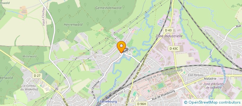 localisation de l'entreprise MADAME MARIE BOOG  SARREBOURG