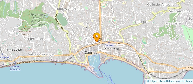 localisation de l'entreprise MADAME MARIE BOQUET à CANNES