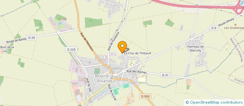 localisation de l'entreprise MADAME MARIE BOQUET à BEAUNE-LA-ROLANDE