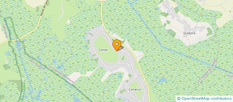 localisation de l'entreprise MADAME MARIE BORDE  LA CHAPELLE-DES-MARAIS