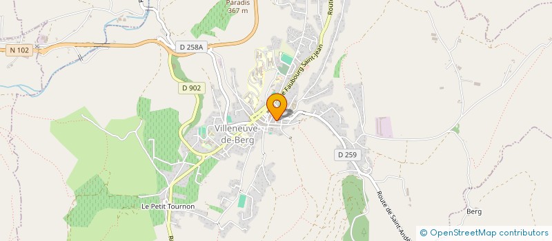 localisation de l'entreprise MADAME MARIE BOREL  LUSSAS