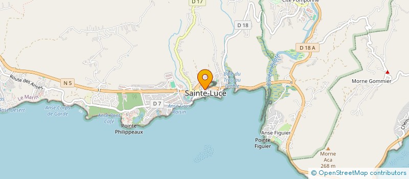 localisation de l'entreprise MADAME MARIE BORELVA à SAINTE-LUCE