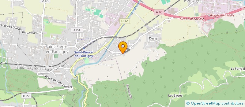 localisation de l'entreprise MADAME MARIE BORFIGA  BONNEVILLE