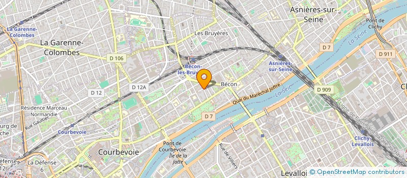 localisation de l'entreprise MADAME MARIE BORGES à COURBEVOIE