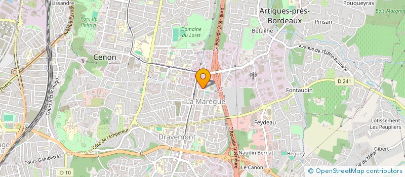 localisation de l'entreprise MADAME MARIE BORGNA  BORDEAUX