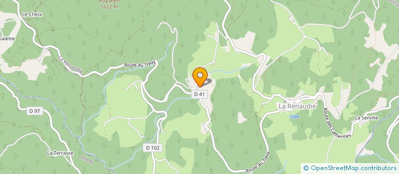 localisation de l'entreprise MADAME MARIE BORIAS  LA RENAUDIE