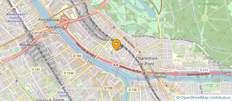 localisation de l'entreprise MADAME MARIE BORIE à CHARENTON-LE-PONT