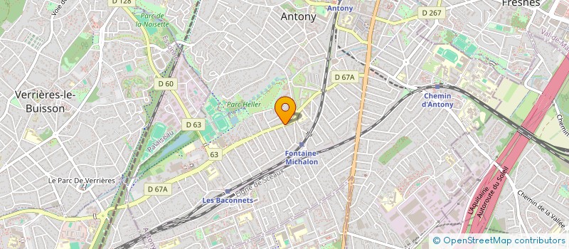 localisation de l'entreprise MADAME MARIE BORLOT à ANTONY