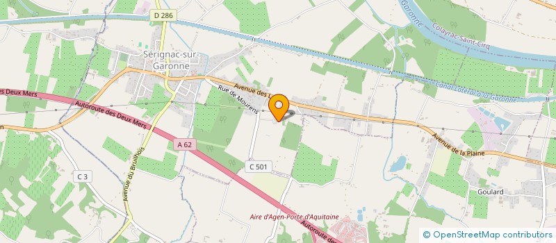 localisation de l'entreprise MADAME MARIE BORONAT  SERIGNAC-SUR-GARONNE