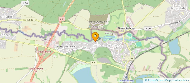 localisation de l'entreprise MADAME MARIE BOSSERT  LAUTERBOURG