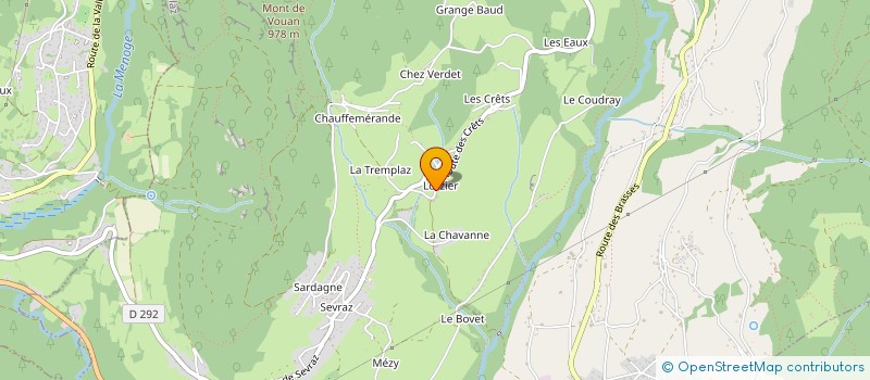 localisation de l'entreprise MADAME MARIE BOSSON  VIUZ-EN-SALLAZ