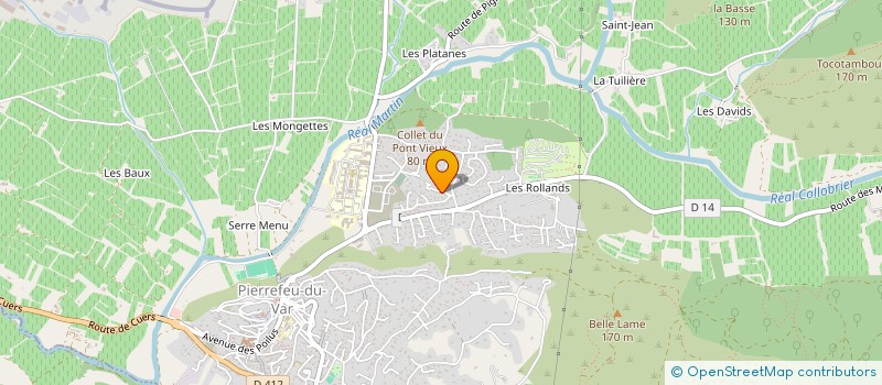 localisation de l'entreprise MADAME MARIE BOTELLA à PIERREFEU-DU-VAR