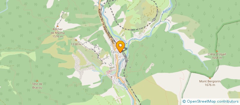 localisation de l'entreprise MADAME MARIE BOTTON  TENDE