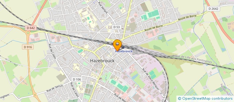 localisation de l'entreprise MADAME MARIE BOUCAU  HAZEBROUCK