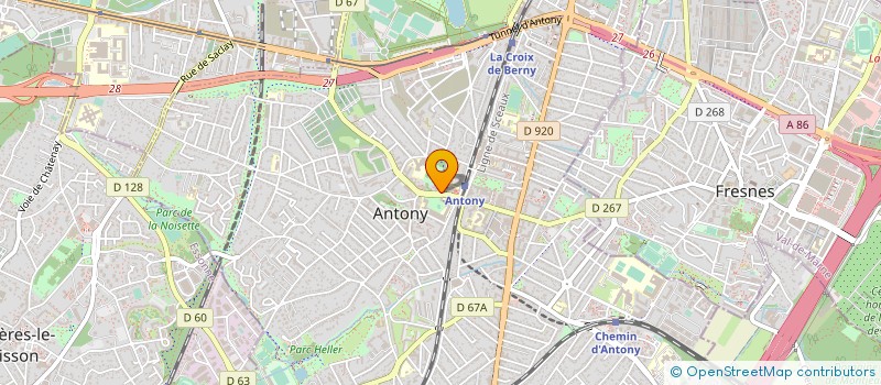 localisation de l'entreprise MADAME MARIE BOUCHE à ANTONY