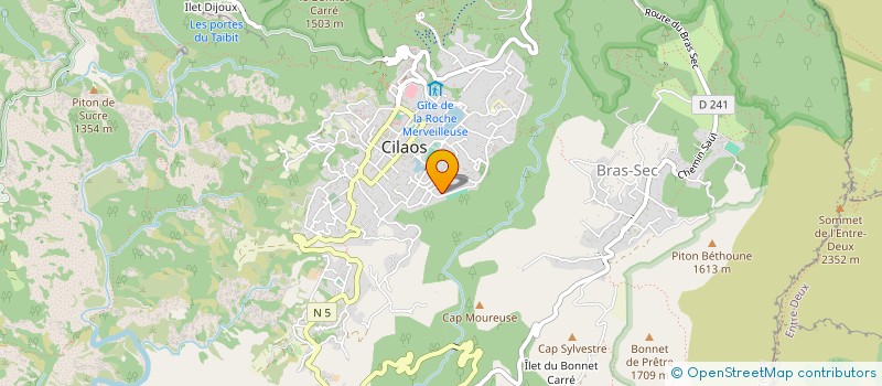 localisation de l'entreprise MADAME MARIE BOUCHER à CILAOS