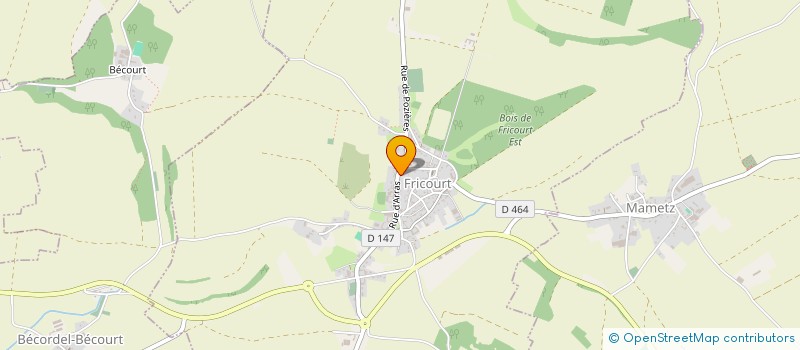localisation de l'entreprise MADAME MARIE BOUCHER  FRICOURT