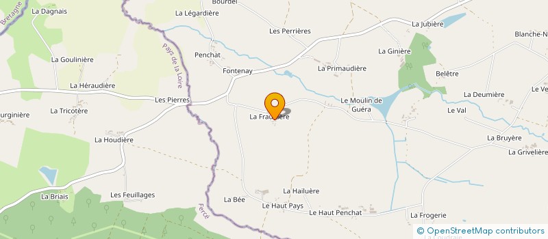 localisation de l'entreprise MADAME MARIE BOUDET à MARTIGNE-FERCHAUD