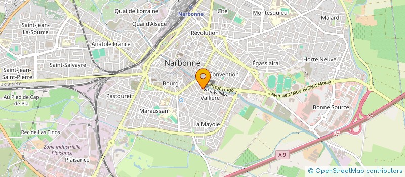 localisation de l'entreprise MADAME MARIE BOUDOU à NARBONNE