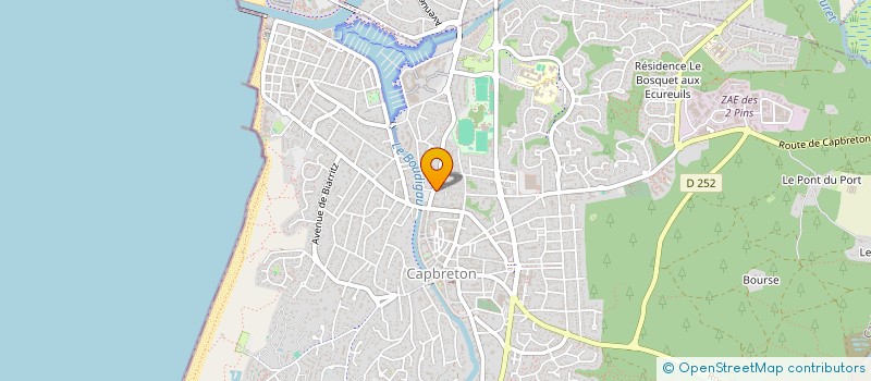 localisation de l'entreprise MADAME MARIE BOUHATIER  CAPBRETON