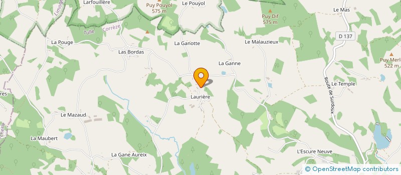 localisation de l'entreprise MADAME MARIE BOUILLAGUET  MEILHARDS