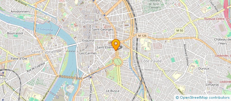 localisation de l'entreprise MADAME MARIE BOUKOULOU  TOULOUSE