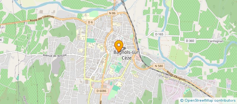 localisation de l'entreprise MADAME MARIE BOULANGER à BAGNOLS-SUR-CEZE