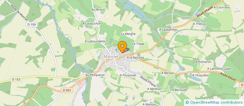 localisation de l'entreprise MADAME MARIE BOUNCEUR à MANCIET
