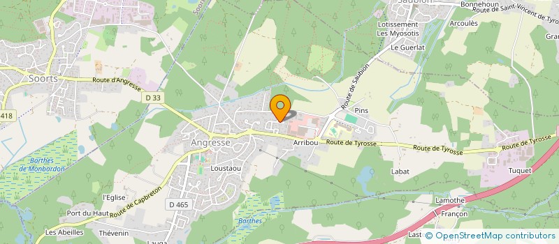 localisation de l'entreprise MADAME MARIE BOUNEAU à ANGRESSE