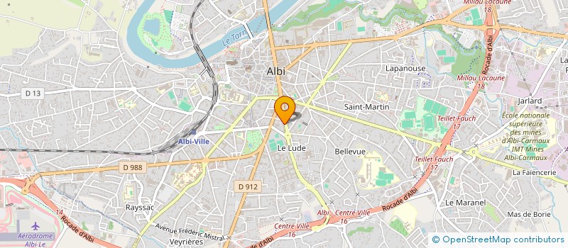 localisation de l'entreprise MADAME MARIE BOUNHOURE à ALBI