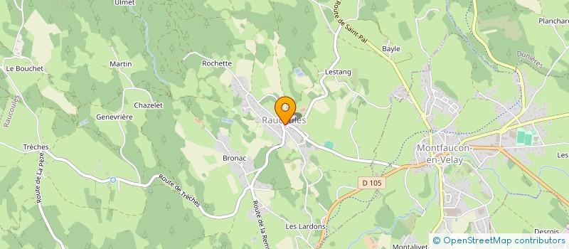 localisation de l'entreprise MADAME MARIE BOUQUET  SAINT-BONNET-LE-FROID