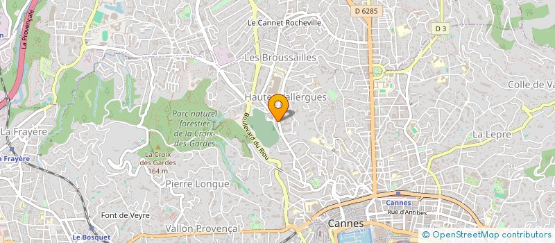 localisation de l'entreprise MADAME MARIE BOUR à CANNES