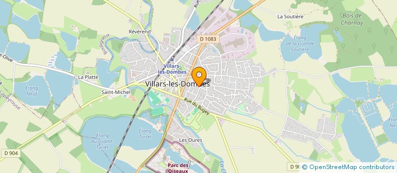 localisation de l'entreprise MADAME MARIE BOURCET à VILLARS-LES-DOMBES