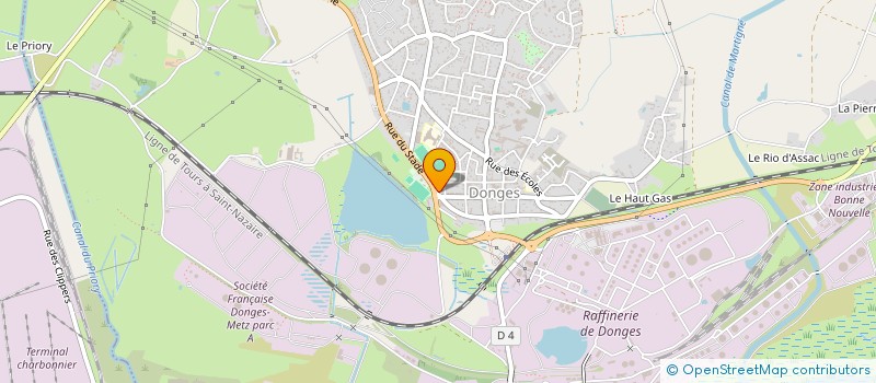 localisation de l'entreprise MADAME MARIE BOURCQ  DONGES