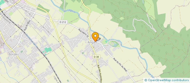 localisation de l'entreprise MADAME MARIE BOURDETTE-DESSUS  ANGAIS