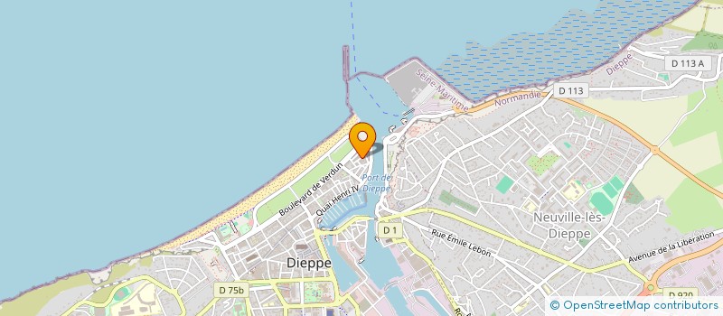 localisation de l'entreprise MADAME MARIE BOURDIN à DIEPPE