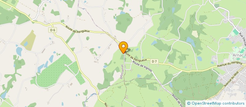 localisation de l'entreprise MADAME MARIE BOURDIOL  BEYSSENAC