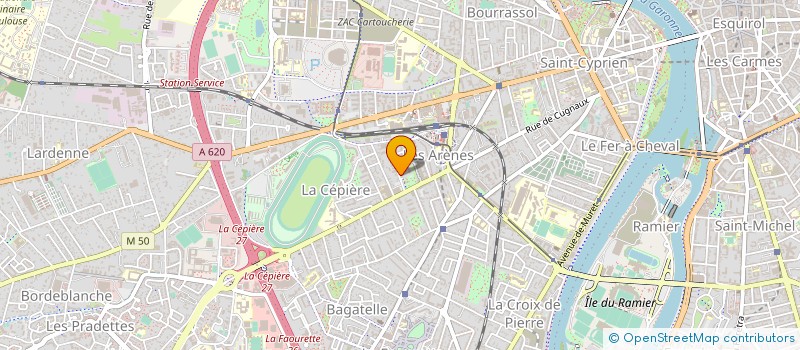 localisation de l'entreprise MADAME MARIE BOURDON  TOULOUSE