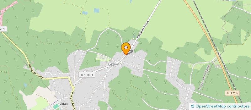 localisation de l'entreprise MADAME MARIE BOURGEAUD  GRAYAN-ET-L'HOPITAL